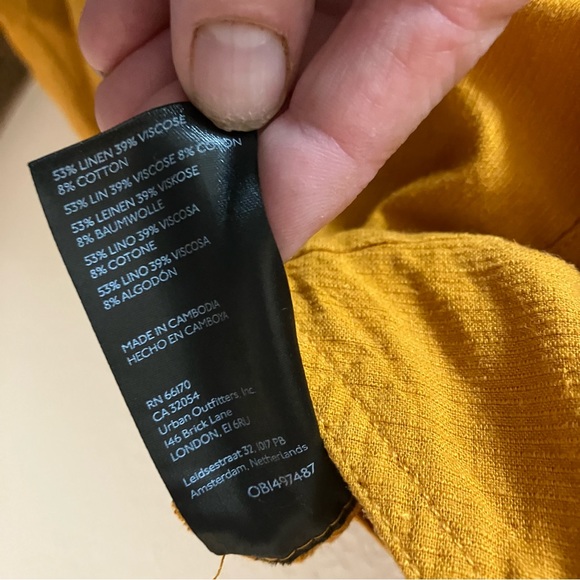 Urban Outfitters Orange Hayley Backless Overalls - Picture 11 of 12